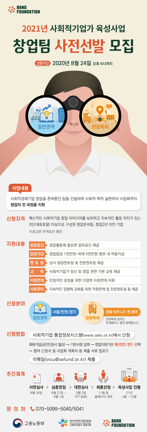 2021 사회적기업가 육성사업 창업팀 사전선발 모집 공고